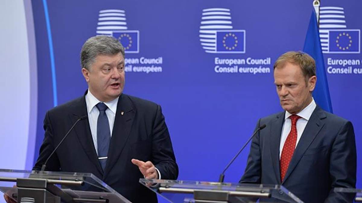 Петро Порошенко і Дональд Туск Петро Порошенко і Дональд Туск
