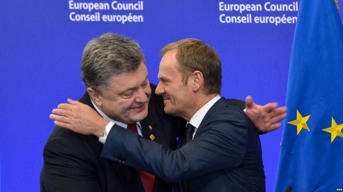 Петро Порошенко та Дональд Туск Петро Порошенко та Дональд Туск