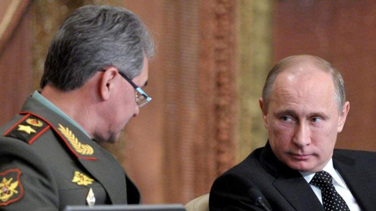 Сергій Шойгу та Володимир Путін Сергій Шойгу та Володимир Путін