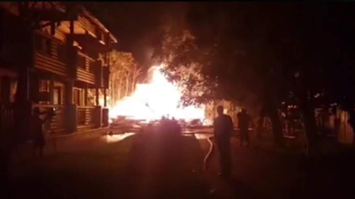 Пожежа у дитячому таборі в Одесі Пожежа у дитячому таборі в Одесі