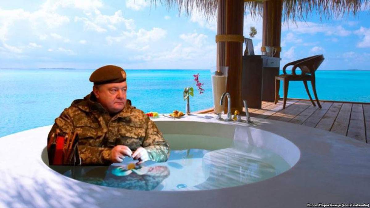 Порошенко отдохнул на Мальдивах Порошенко отдохнул на Мальдивах