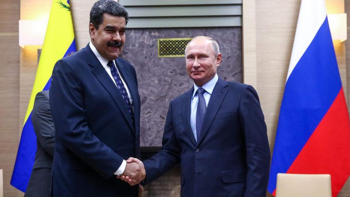 Николас Мадуро и Владимир Путин Николас Мадуро и Владимир Путин