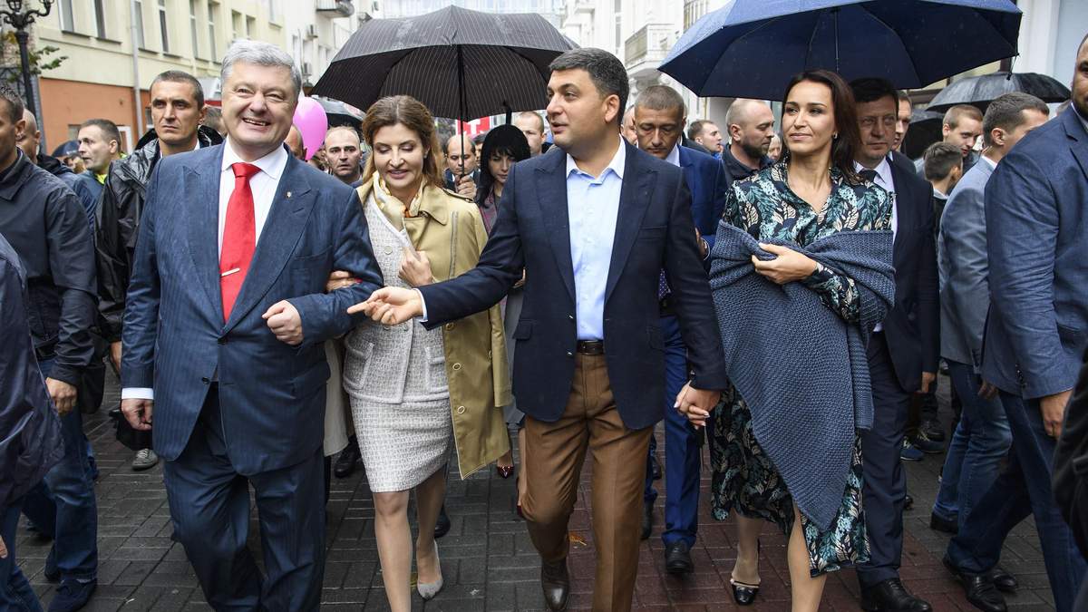 Петр Порошенко и Владимир Гройсман Петр Порошенко и Владимир Гройсман