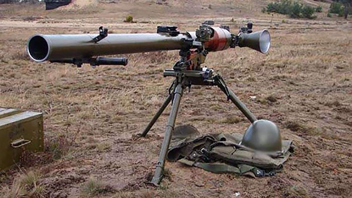 Из такого же гранатомета боевики обстреляли Красногоровку Из такого же гранатомета боевики обстреляли Красногоровку
