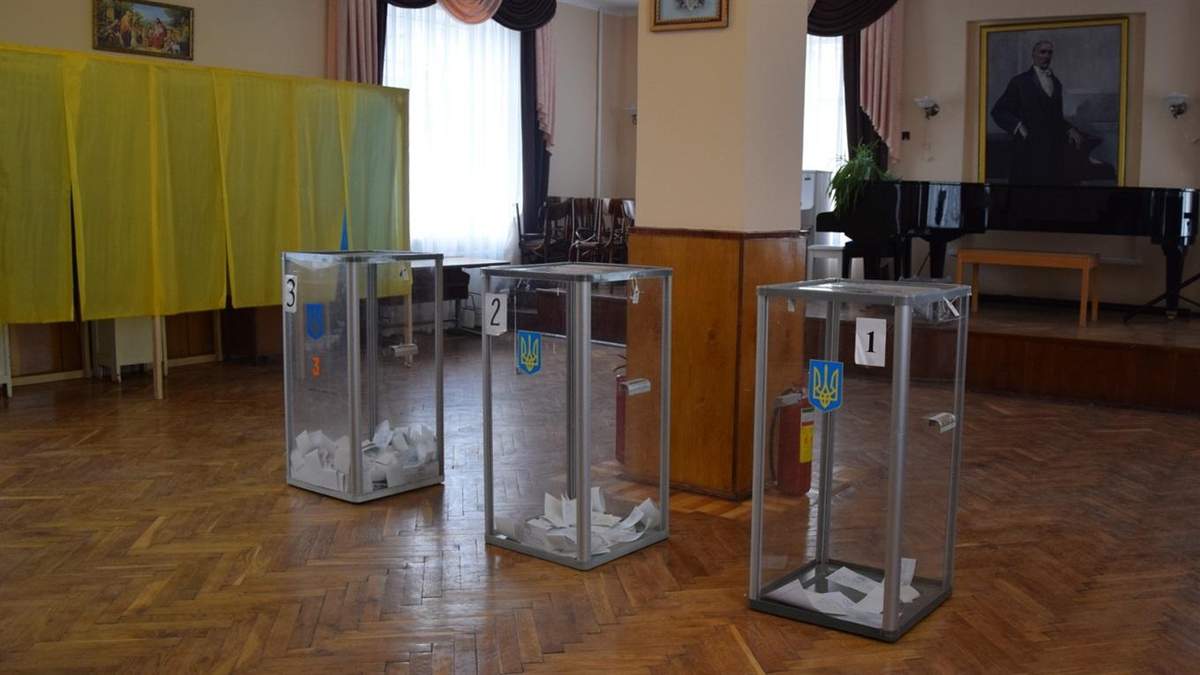 Карта выборов в Украине окрасилась в цвет партии "Слуга народа" Карта выборов в Украине окрасилась в цвет партии "Слуга народа"
