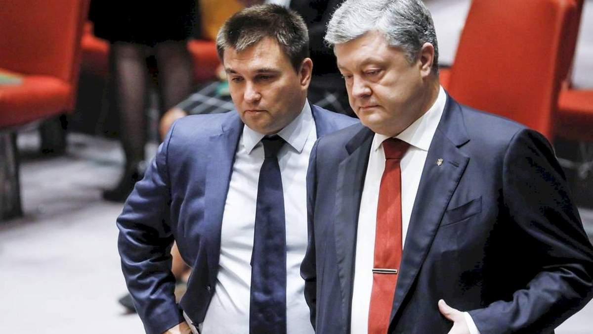 Петро Порошенко та Павло Клімкін Петро Порошенко та Павло Клімкін