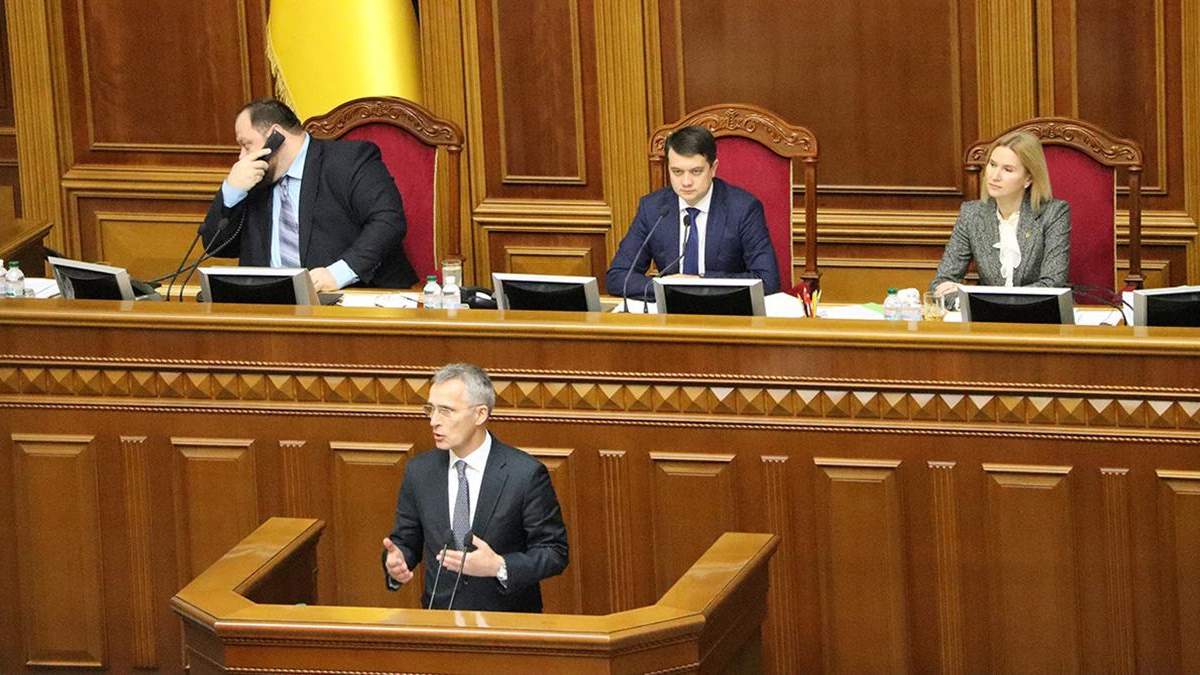 Генсек НАТО Столтенберг в Раде процитировал Шевченко Генсек НАТО Столтенберг в Раде процитировал Шевченко
