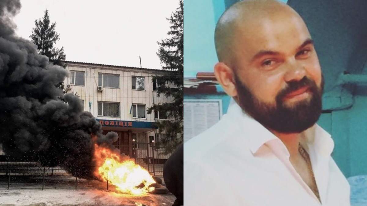 В Каховці люди знову пікетували відділок поліції В Каховці люди знову пікетували відділок поліції