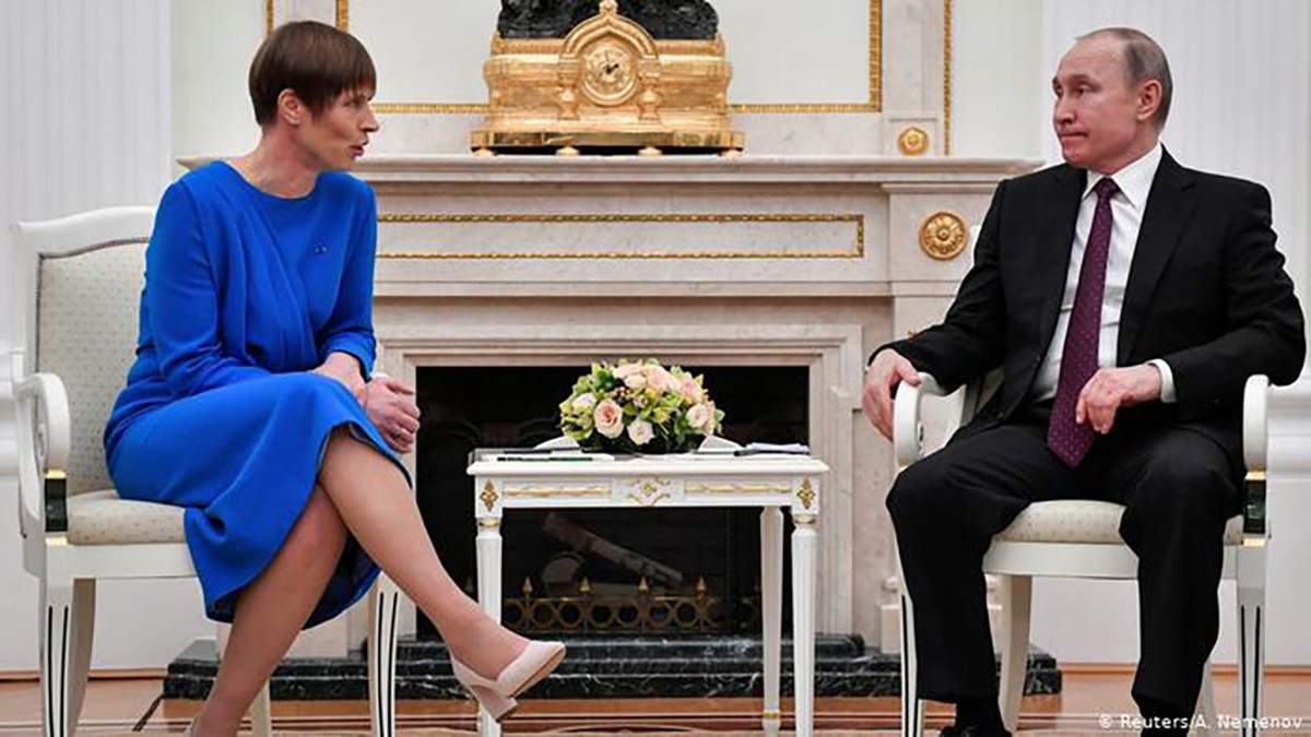 Керсті Кальюлайд і Володимир Путін Керсті Кальюлайд і Володимир Путін