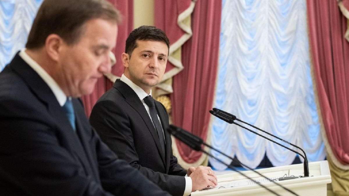 Зеленський провів телефонну розмову з Стефаном Левеном Зеленський провів телефонну розмову з Стефаном Левеном