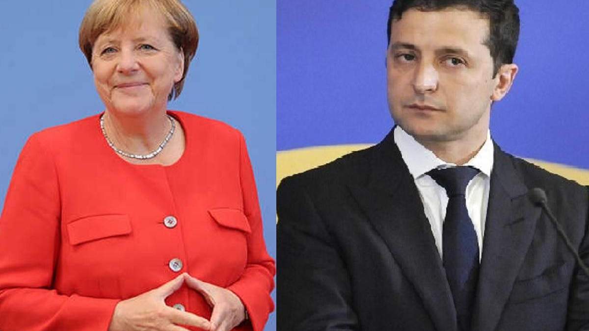 Зеленський провів телефонну розмову з Меркель Зеленський провів телефонну розмову з Меркель