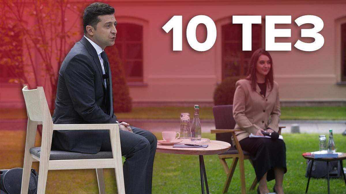 10 ключових тез Зеленського 10 ключових тез Зеленського