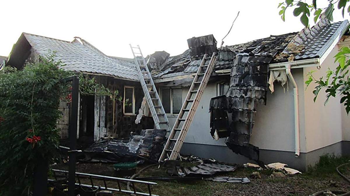 Наслідки підпалу будинку Шабуніна Наслідки підпалу будинку Шабуніна