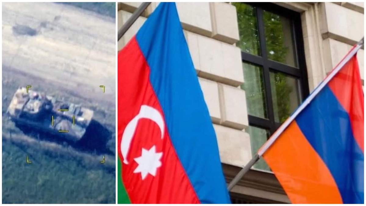 Азербайджанские беспилотники нанесли удар армянской технике Азербайджанские беспилотники нанесли удар армянской технике