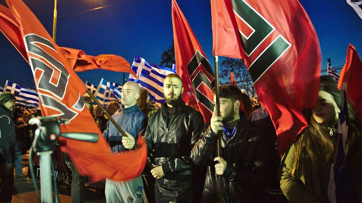 Мітинг партії Золотий Світанок Мітинг партії Золотий Світанок