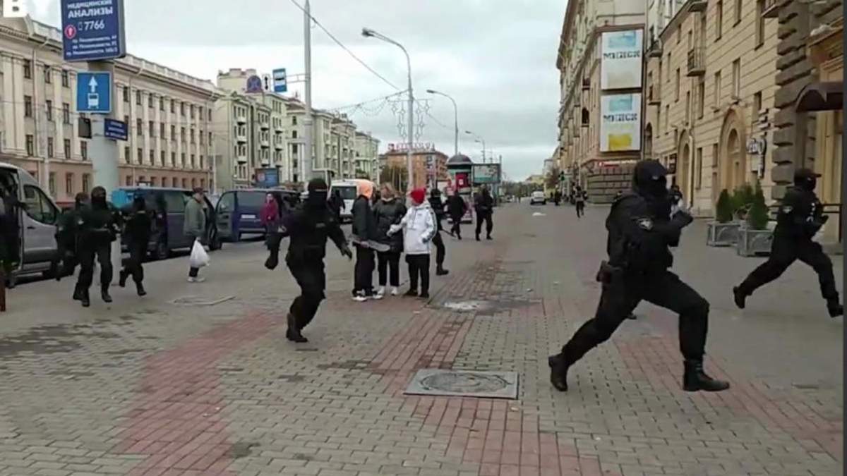 Задержание на акции студентов в Беларуси Задержание на акции студентов в Беларуси