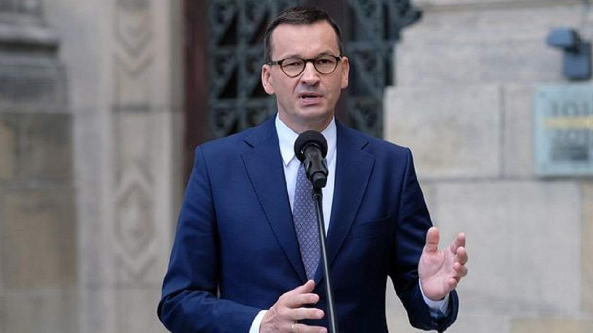 Прем'єр Польщі вперше прокоментував протести: реакція Моравецького Прем'єр Польщі вперше прокоментував протести: реакція Моравецького