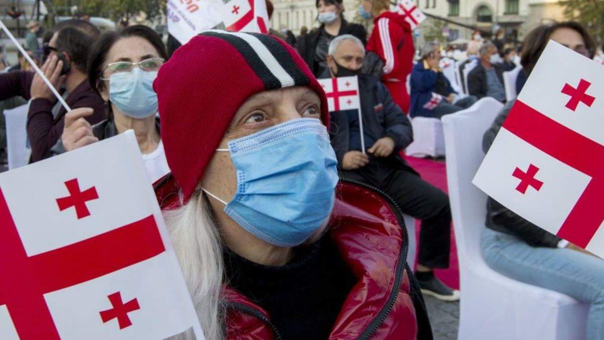 Перші результати виборів у Грузії: лідирує панівна партія Перші результати виборів у Грузії: лідирує панівна партія
