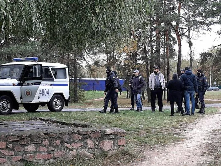 Світлогорськ, затримання, протести, Білорусь, 18 жовтня Світлогорськ, затримання, протести, Білорусь, 18 жовтня