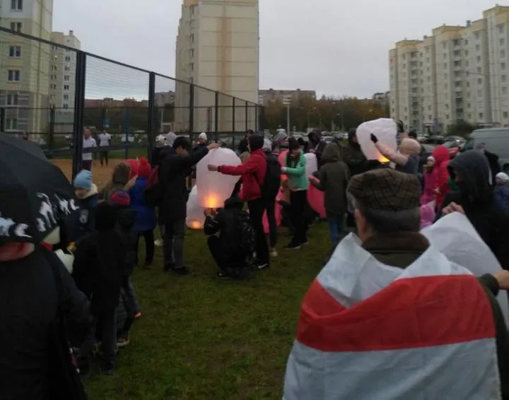 Новополоцьк, Білорусь, протести, 18 жовтня Новополоцьк, Білорусь, протести, 18 жовтня