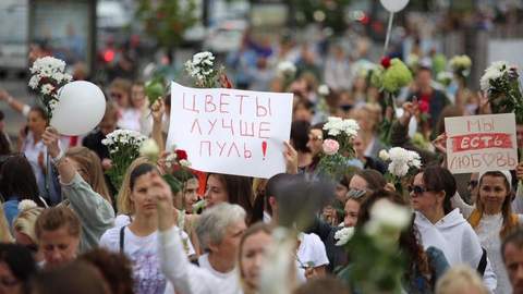 Протесты в беларуси 2020 фото