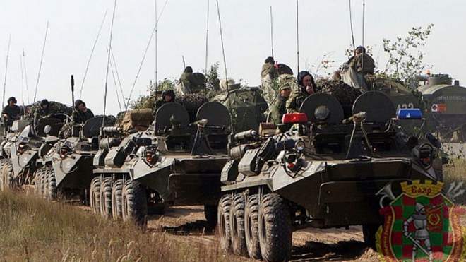 Военные машины беларуси